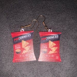 Pop Corners Kettle Corn Snacks Products Earrings -33